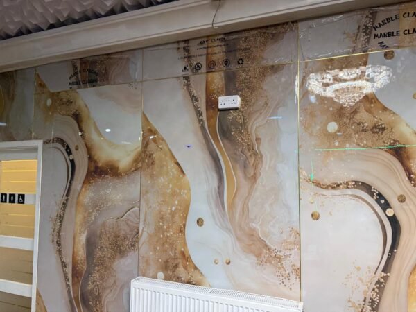 bathroom wall panels are modern, hygienic