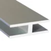H shaped silver color
