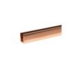 U shaped rose gold color