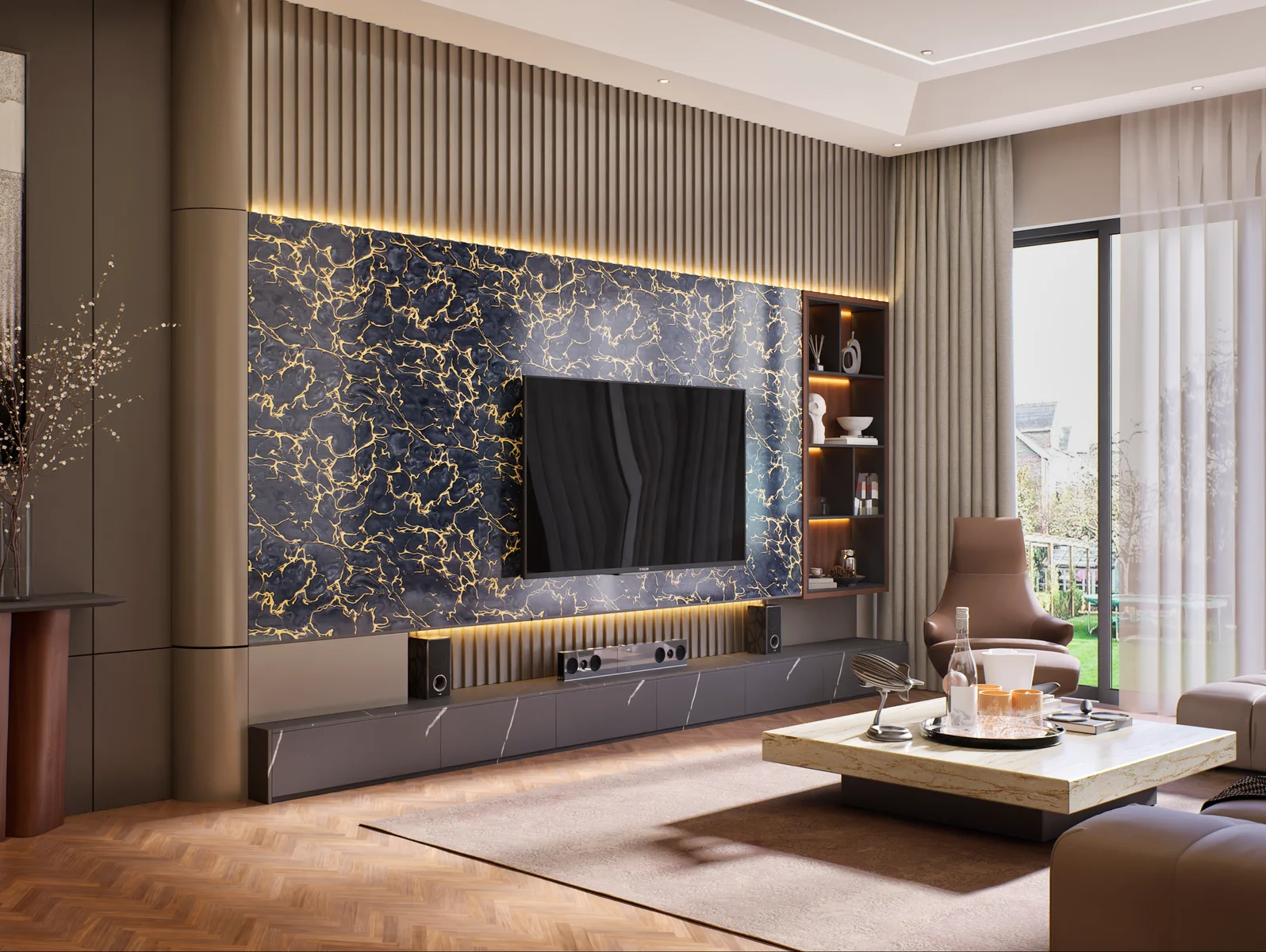 TV room decoration